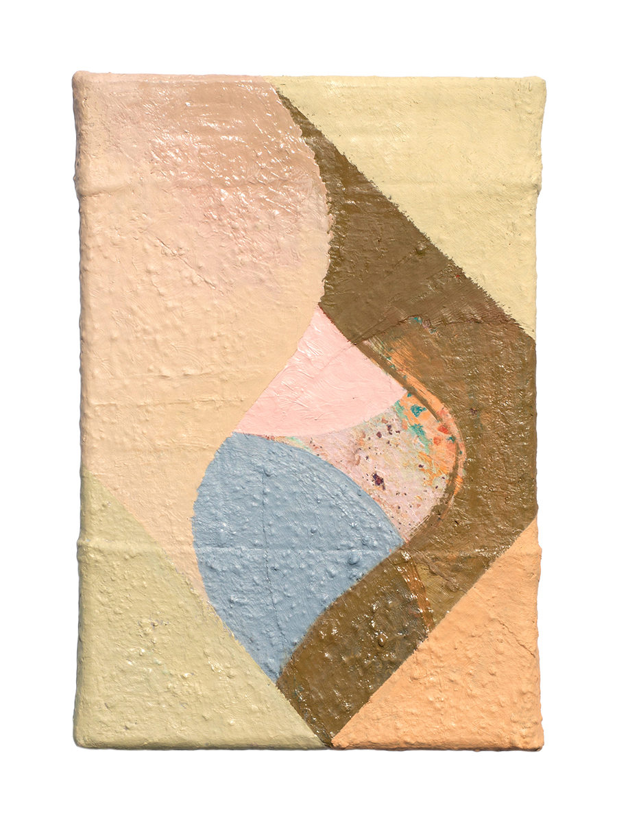 Flavia, oil on sewn canvas, 12" x 8", 2019