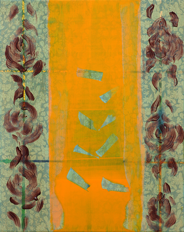 Pat, acrylic on fabric, 20" x 16", 2015